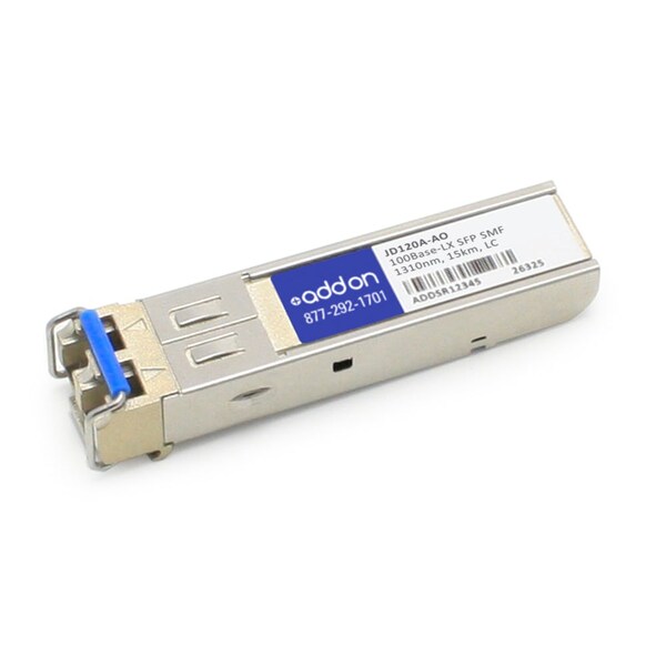 Add-On Addon Hp Jd120A Compatible Taa Compliant 100Base-Lx Sfp Transceiver - JD120A-AO
