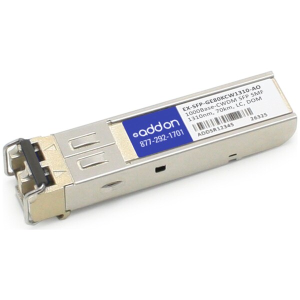 Add-On Addon Ex-Sfp-Ge80Kcw1310 Comp Sfp Xcvr - EX-SFP-GE80KCW1310-AO