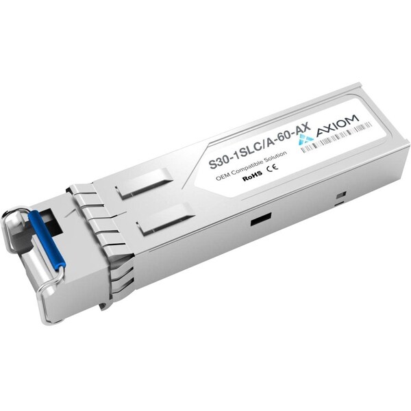 Axiom Axiom 1000Base-Bx60-U Sfp Transceiver For Interlogix - S30-1Slc/A-60 - S30-1SLC/A-60-AX