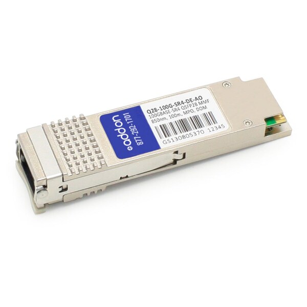 Add-On Addon Dell Q28-100G-Sr4 Compatible Taa Compliant 100Gbase-Sr4 Qsfp28 - Q28-100G-SR4-DE-AO