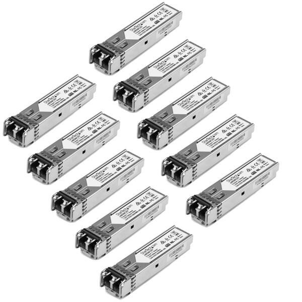 Startech.Com 10 Pack Gigabit Fiber SFP - HP J4858C Compatible - MM LC - J4858C10PKST