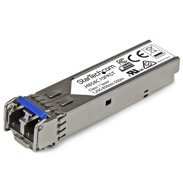 Startech.Com 10 Pack Gigabit Fiber SFP - HP J4858C Compatible - MM LC - J4858C10PKST