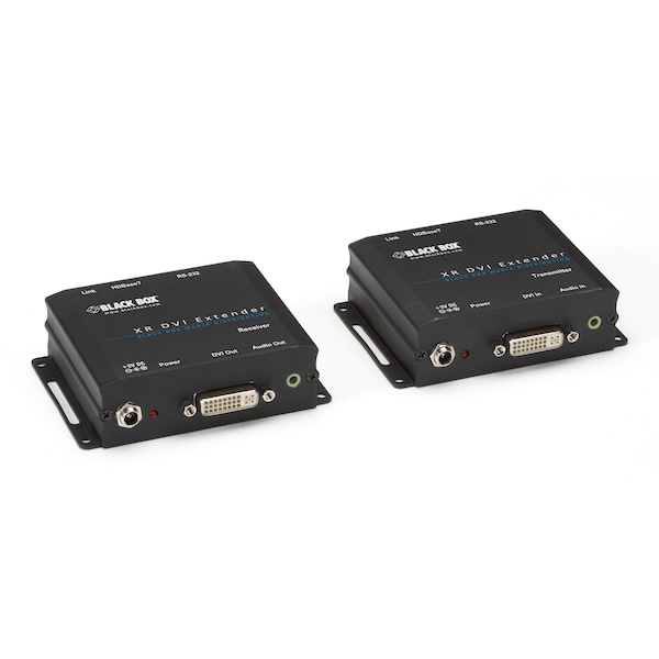 Black Box Xr Dvi-D Extender w/ Audio, Rs232 - AVX-DVI-TP-100M