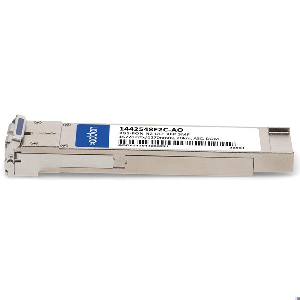 Add-On ADTRAN 1442548F2C COMPATIBLE TAA COMPLIANT 10GBASE-N2 XFP TRANSCEIVER SMF - 1442548F2C-AO