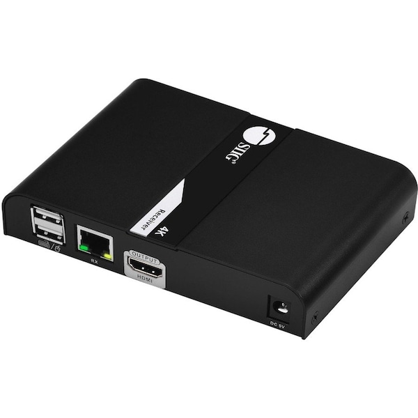 Siig RECEIVES HDMI AND USB SIGNALS UP TO 328FT 100M OVER CAT6 CABLE WITH NEARLY ZER - CE-H25L11-S1