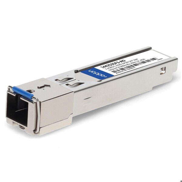 Add-On ADTRAN 1442535F3 COMPATIBLE TAA COMPLIANT 2.4GBS/1.2GBS-B+ SFP TRANSCEIVER - 1442535F3-AO