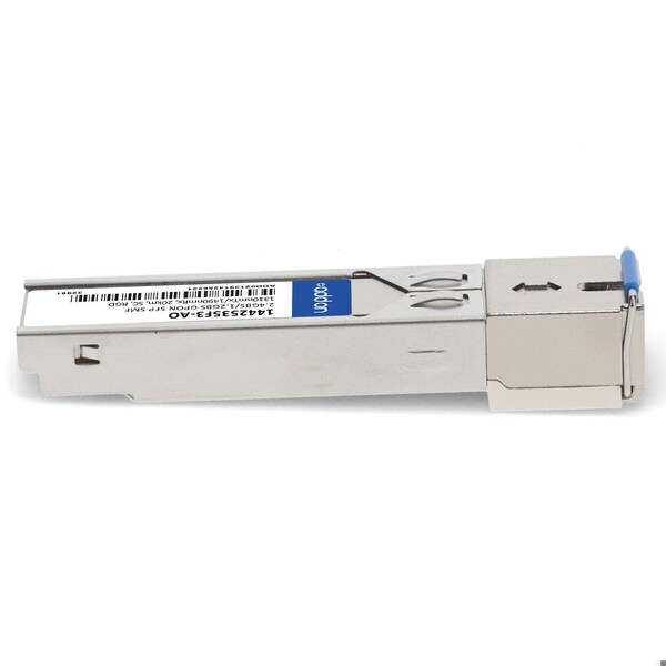 Add-On ADTRAN 1442535F3 COMPATIBLE TAA COMPLIANT 2.4GBS/1.2GBS-B+ SFP TRANSCEIVER - 1442535F3-AO