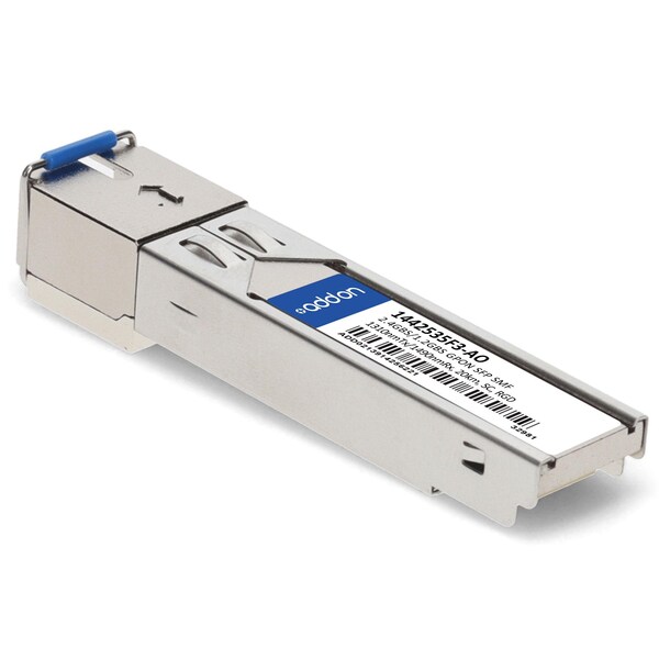 Add-On ADTRAN 1442535F3 COMPATIBLE TAA COMPLIANT 2.4GBS/1.2GBS-B+ SFP TRANSCEIVER - 1442535F3-AO