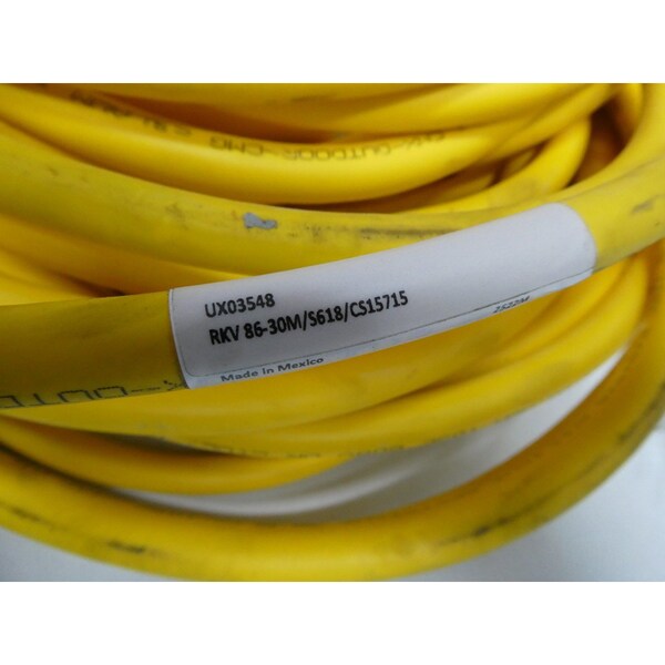 CABLE DE CORDÓN DE 30M TURCK - RKV 86-30M/S618/CS15715 UX03548