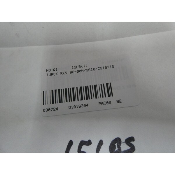 CABLE DE CORDÓN DE 30M TURCK - RKV 86-30M/S618/CS15715 UX03548