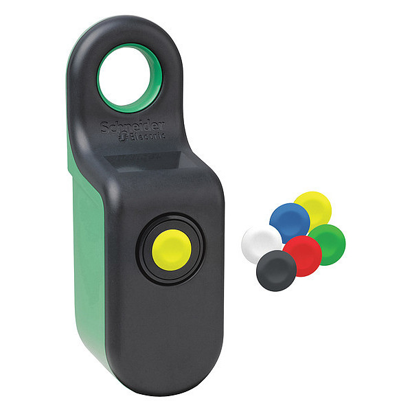 Schneider Electric WirelessHandyBoxKit, 0.87inMastDia, Green - ZBRM21B0