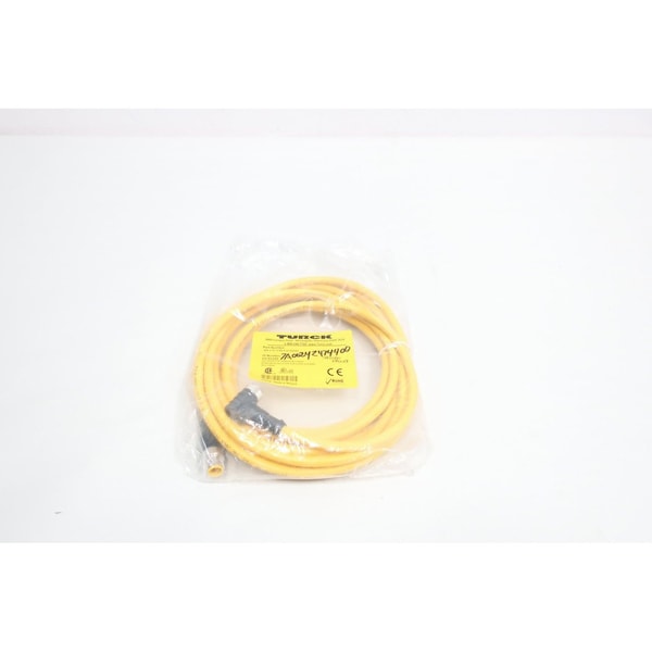 Cable de cordón Turck Euro Fast 5M 250VAc, WK45T5RS 45TS2501 - WK4.5T-5-RS 4.5T/S2501