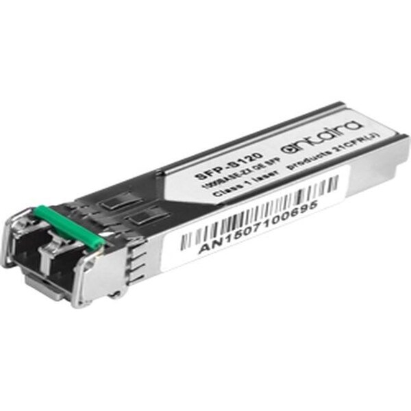 Antaira 1.25Gbps Ethernet SFP Transceiver, Single Mode 120KM / LC / 1550nm, -40 Degrees C85 Degrees C - SFP-S120-T