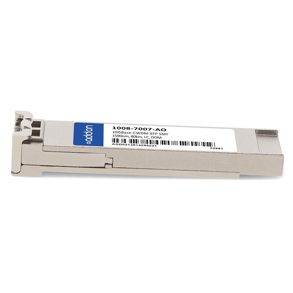 Add-On OPTELIAN 1008-7007 COMPATIBLE TAA COMPLIANT 10GBASE-CWDM XFP TRANSCEIVER - 1008-7007-AO