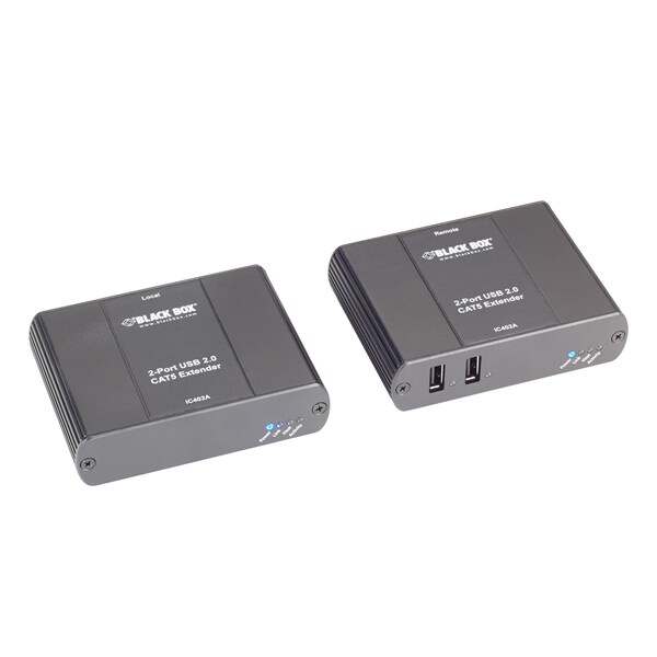 Black Box Extends Usb 2.0 Up To 100 Meters Over Catx Utp Cable. - IC402A-R2