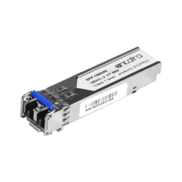 Antaira 155Mbps Fast Ethernet SFP Transceiver, Single Mode 40KM / LC / 1310nm, 0 Degrees C70 Degrees C - SFP-100S40