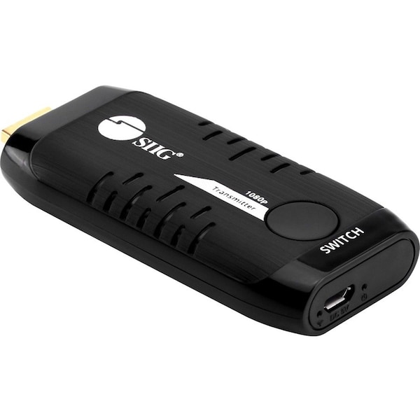 Siig WIRELESSLY HDMI TRANSMITTER, HIGH QUALITY 5GHZ FREQUENCY TO TRANSMITTER 1080P 60 - CE-H24E11-S1