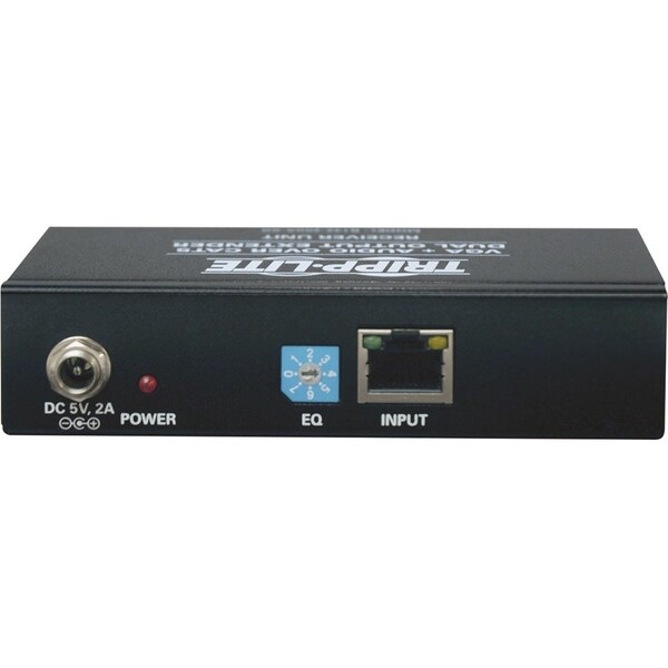 Tripp Lite DUAL VGA W/ AUDIO OVER CAT5/CAT6 EXTENDER RECEIVER EDID TAA - B132-200A-SR