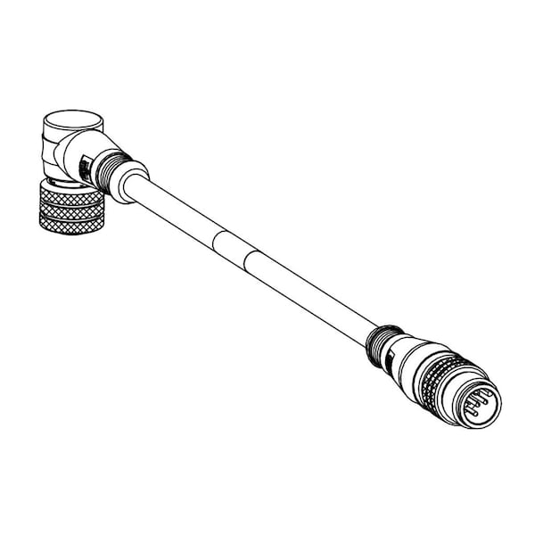 Cables de sensor / cables de actuador Woodhead Mic 3P M/Mfe 5M St/90 #22 Pvc - 1200661144