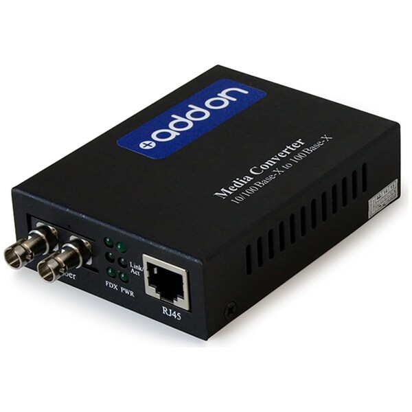 Add-On Addon 10/100Base-Tx(Rj-45) To 100Base-Fx(St) Mmf 1310Nm 2Km Media - ADD-FMC-FX-ST