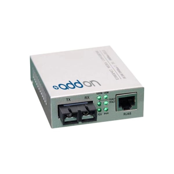 Add-On Addon 10/100/1000Base-Tx(Rj-45) To 1000Base-Mx(Sc) Mmf 1310Nm 2Km - ADD-GMC-MX-SC