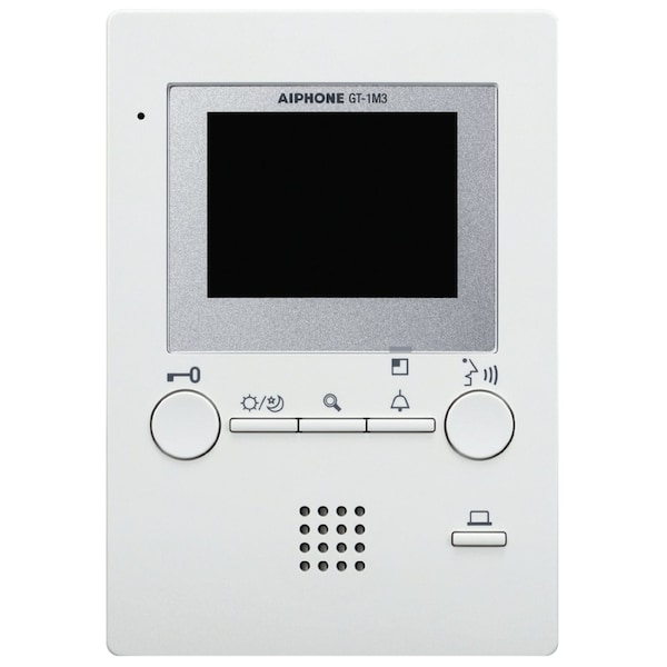 Aiphone Video Tennant Station, 4-15/16" W x 1" D - GT-1M3