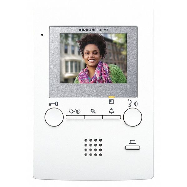 Aiphone Video Tennant Station, 4-15/16" W x 1" D - GT-1M3
