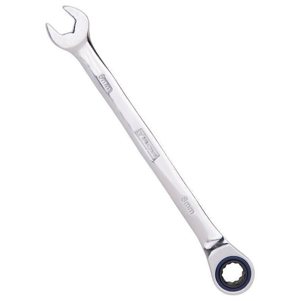 Llave Combinada Vulcan, Métrica, Cabeza de 8 mm, Acero de Vanadio Cromado, Pulido Espejo - PG8MM
