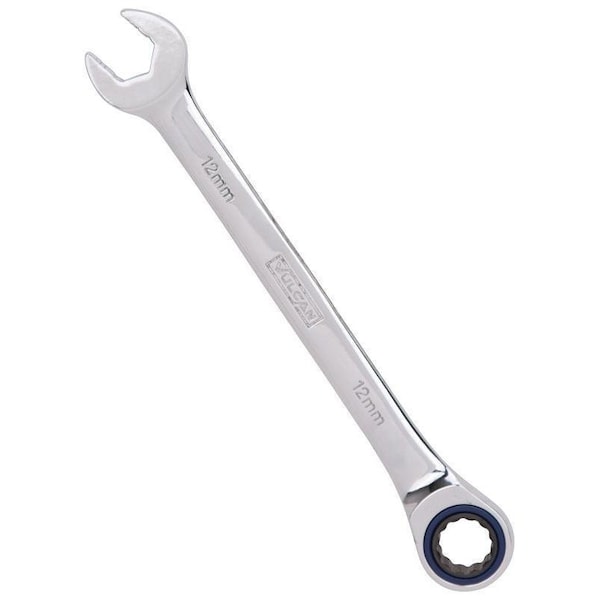 Llave Combinada Vulcan, Métrica, Cabeza de 12 mm, Acero Vanadio Cromado, Pulido Espejo - PG12MM