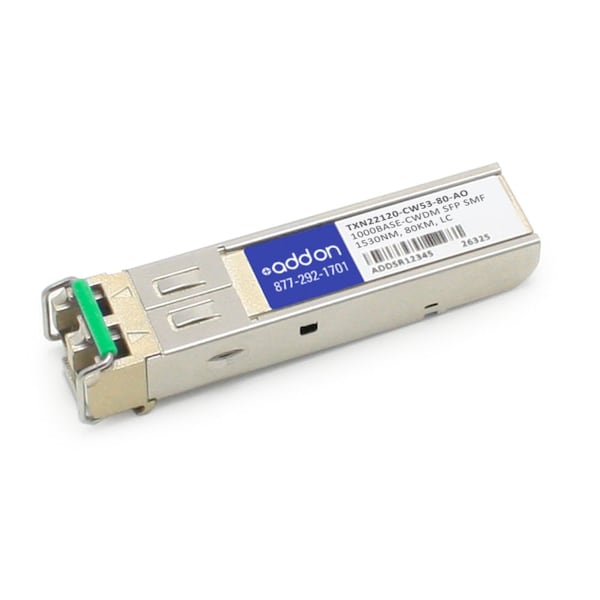 Add-On Addon Intel Compatible Taa Compliant 1000Base-Cwdm Sfp Transceiver - TXN22120-CW53-80-AO