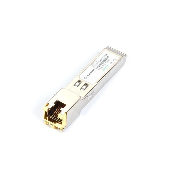 Black Box Sfp Transceiver - 1.25-Gb 10/100/1000 Base-T, Sgmii Interface, 100-M,  - LFP443