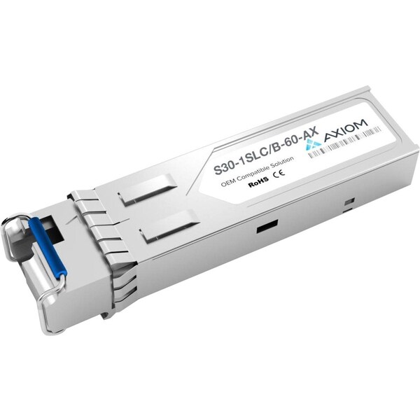 Axiom Axiom 1000Base-Bx60-D Sfp Transceiver For Interlogix - S30-1Slc/B-60 - S30-1SLC/B-60-AX