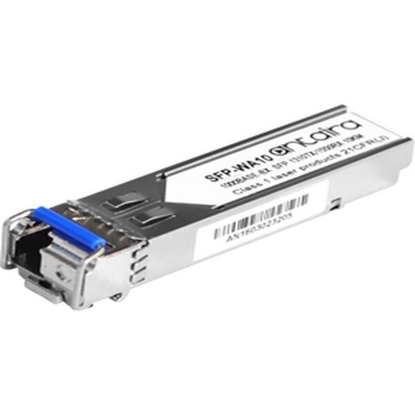 Antaira 1.25G Gigabit SFP Transceiver WDM-A, SM/LC/10KM/11.0dB/TX:1310nm RX:1550nm, -40 DegreesC85 DegreesC - SFP-WA10-T