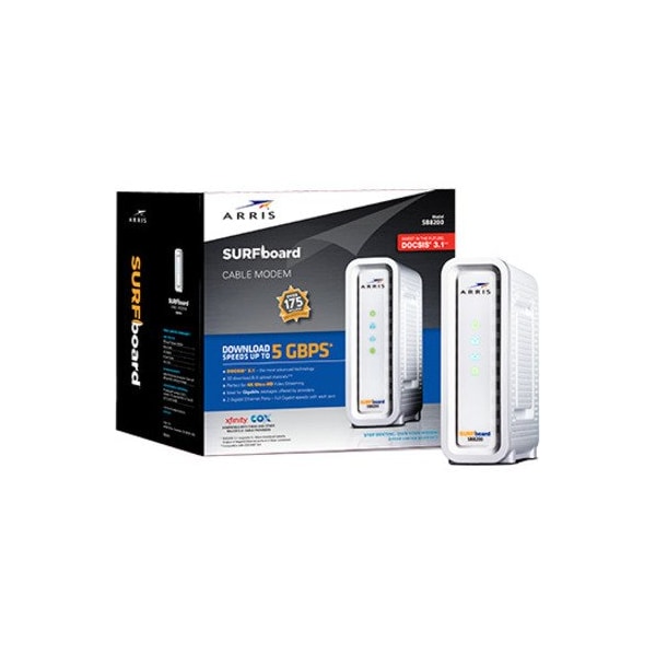 Arris SURFboard SB8200 DOCSIS 3.1 Gigabit Cable Modem - 1000205