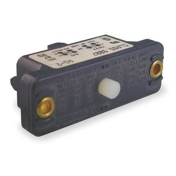 Interruptor de Acción Rápida Industrial de Telemecanique Sensors, Actuador de Émbolo, 1NC/1NO, Calificación de Contacto de 15A @ 600V AC - 9007AO1