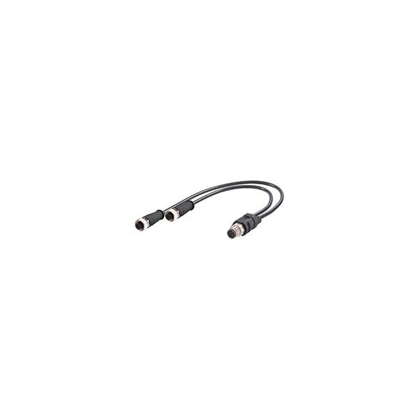 In-Line Splitter con tuerca hexagonal moleteada, 4 polos - 884A30B30M006