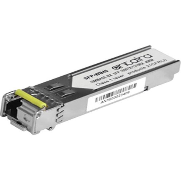 Antaira 1.25G Gigabit SFP Transceiver WDM-B, SM/LC/40KM/21.0dB/TX:1550nm RX:1310nm, 0 - 70 Degrees C - SFP-WB40