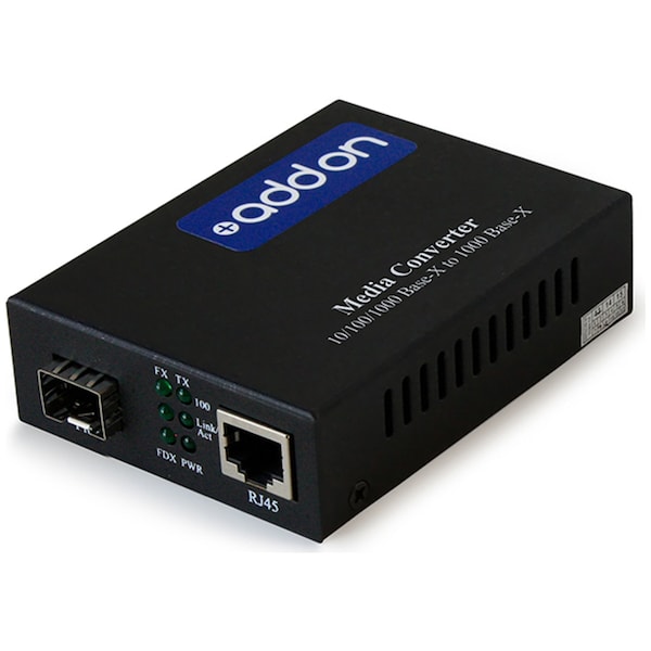 Add-On Addon 10/100/1000Base-Tx(Rj-45) To Open Sfp Port Poe Media Converter - ADD-GMC-SFP-POE