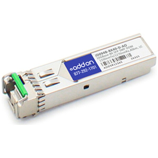 Add-On Addon Hp Jd094B Compatible Taa Compliant 10Gbase-Bx Sfp Transceiver - JD094B-BX40-D-AO