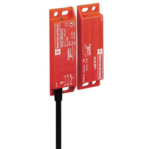 Interruptor de Seguridad de Enclavamiento Actuado Magnéticamente Telemecanique Sensors 2NC/1NO - XCSDMP7012