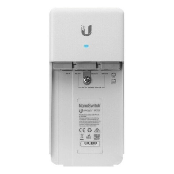 Ubiquiti NanoSwitch 4 Port PoE, NSW - N-SW
