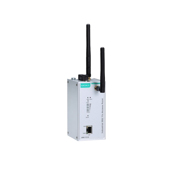 Moxa 802.11N Access Point, Us Band, 0 To 60 Degrees C - AWK-1131A-US