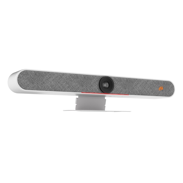 Bzbgear Intelligent 4K AllInOne Auto Tracking Video Bar White - BG-CYCLOPS-4K-W