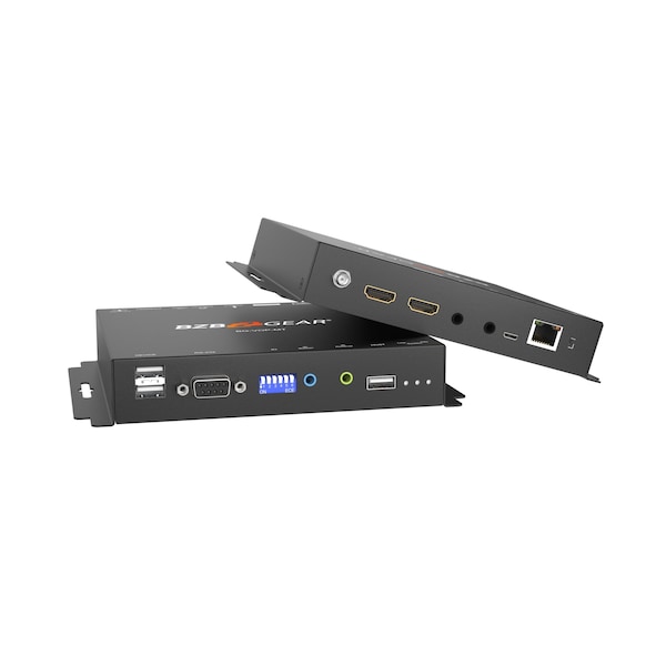 Bzbgear 4K UHD HDMI 2.0 over IP Multicast Transceiver with Video Wall, KVM & PoE support - BG-VOP-MT