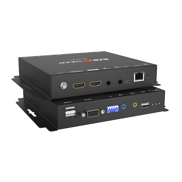 Bzbgear 4K UHD HDMI 2.0 over IP Multicast Transceiver with Video Wall, KVM & PoE support - BG-VOP-MT