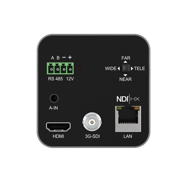 Bzbgear 1080P FHD 30X Zoom HDMI/SDI/IP/NDI, HX Streaming Box Camera with Audio Input - BG-B30SHAN