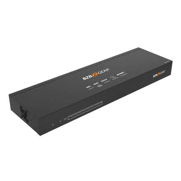 Bzbgear 1x8 4K UHD HDMI HDBaset Splitter/Distribution Amplifier over Category Cable Kit, Includes 8x RX - BG-UDA-E18