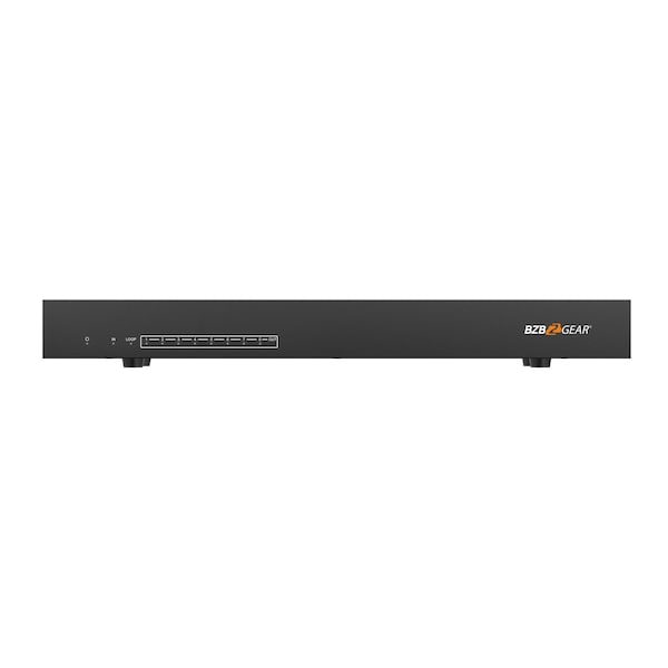 Bzbgear 1x8 4K UHD HDMI HDBaset Splitter/Distribution Amplifier over Category Cable Kit, Includes 8x RX - BG-UDA-E18