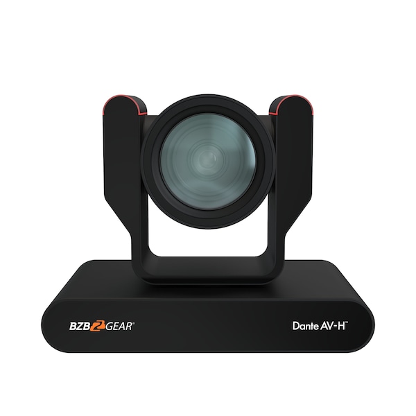 Bzbgear 25X 4K UHD AUTO TRACKING HDMI 2.0/12G-SDI/USB 2.0/USB 3.0 Dante AV-H Live Streaming PTZ Camera, Blk - BG-ADAMO-4KDA25X-B