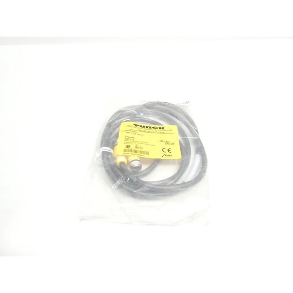 Conector hembra de doble extremo de Turck de 2M con cable de cordón de 60V-AC - E-RKS 8T-930-2-RSS 8T